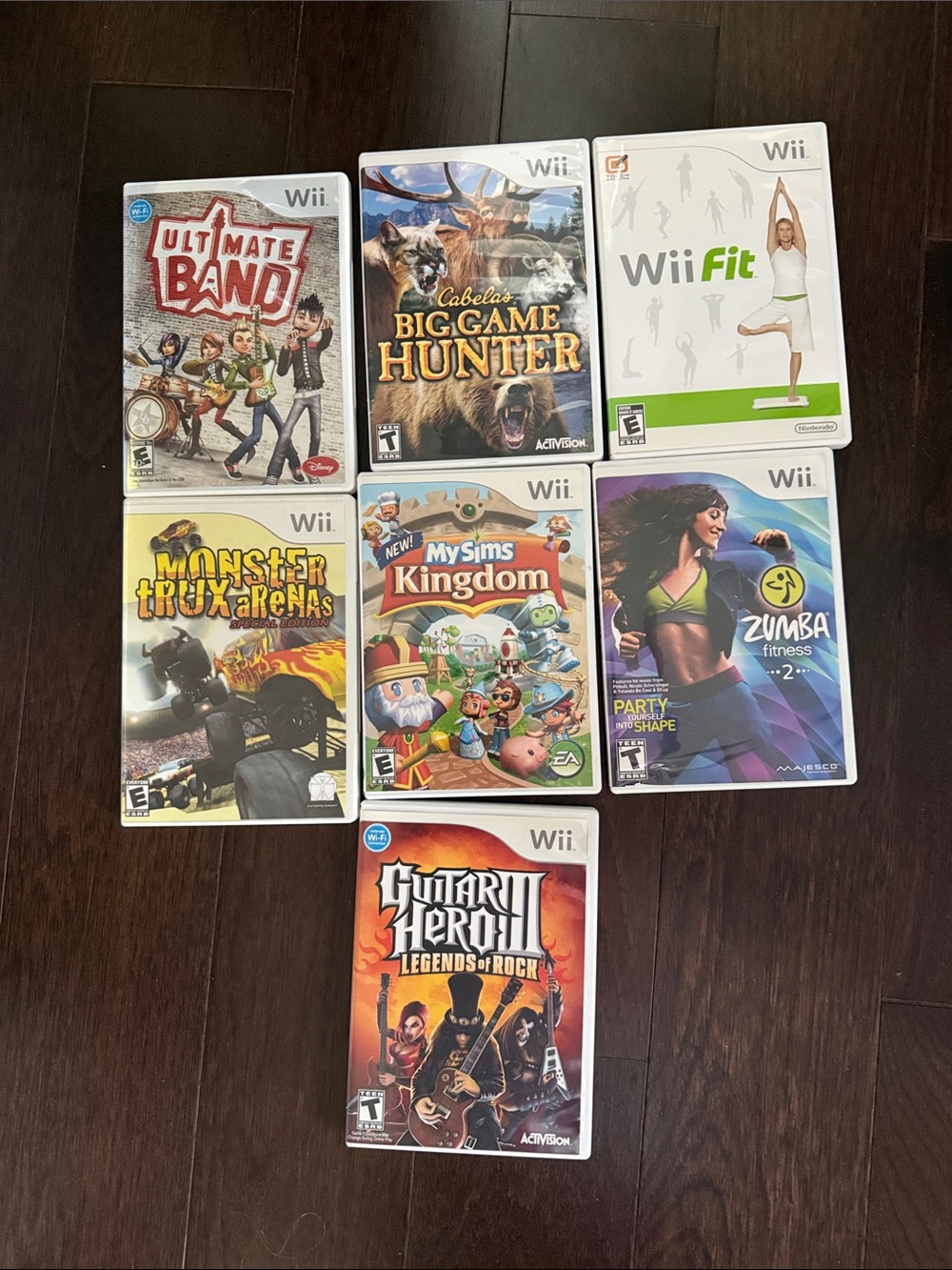 Nintendo Wii Game Lot